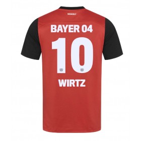 Bayer Leverkusen Florian Wirtz #10 Hjemme skjorte 2024-25 Kortermet